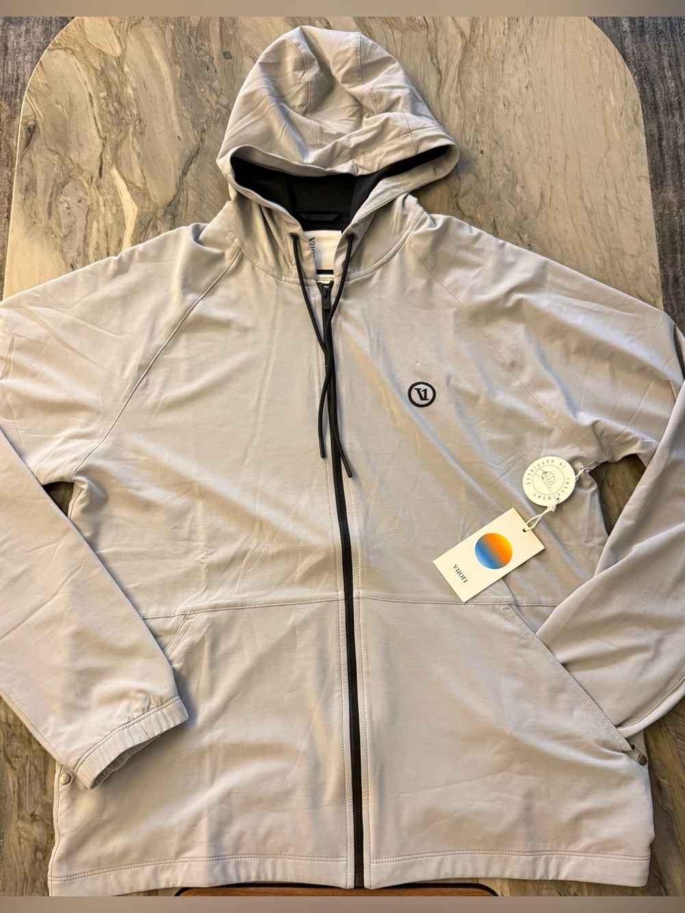 Vuori Elevate Kore Jacket Sea Fog Men’s Large NWT 🩶
